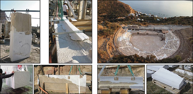 Restoration of the ancient theater of Milos